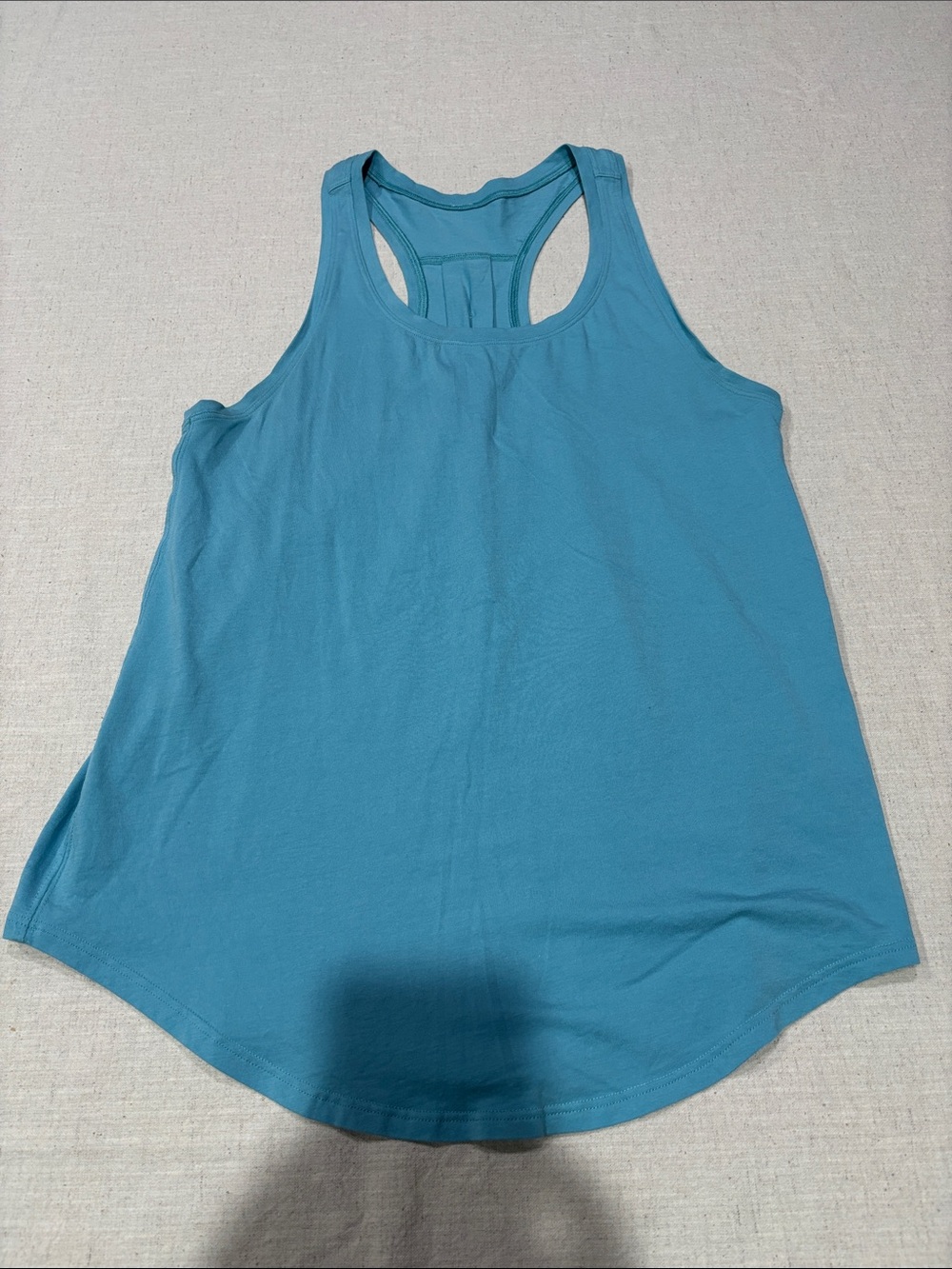 🐟lululemon athletica teal blue Racerback Tank Top size 4